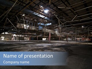 Abandoned Department Store PowerPoint Template