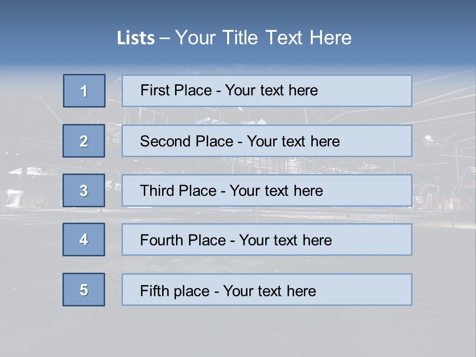 Abandoned Department Store PowerPoint Template