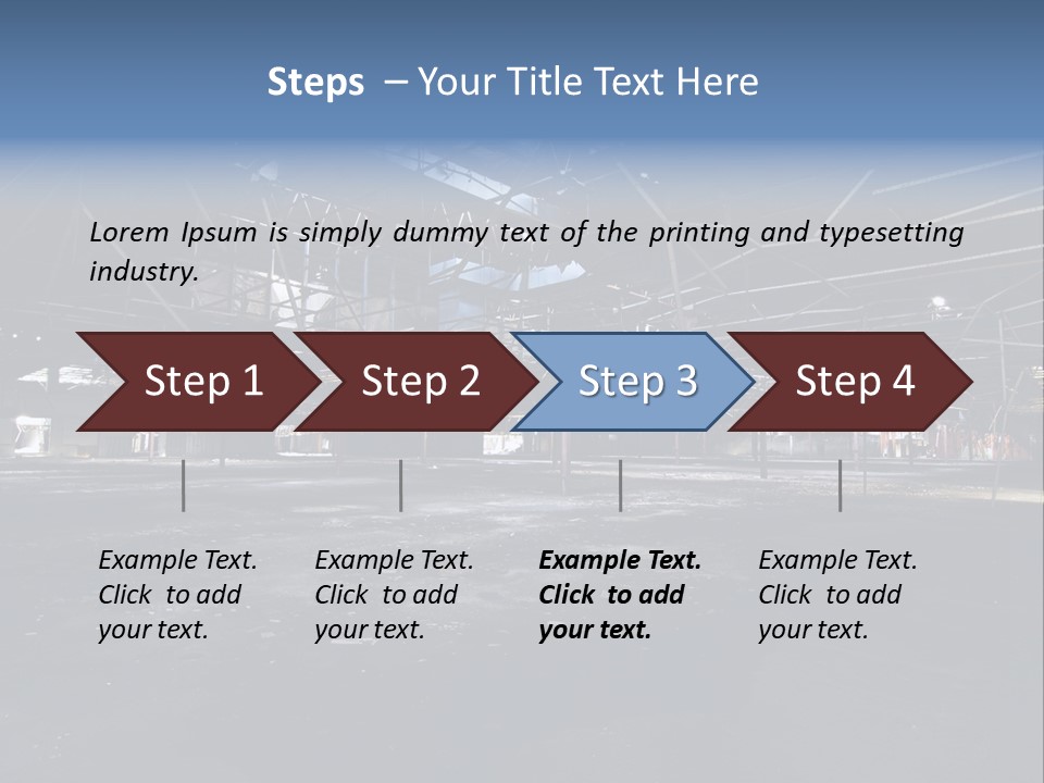 Abandoned Department Store PowerPoint Template