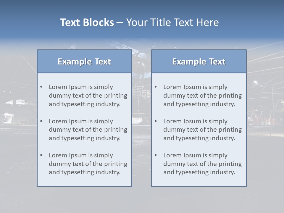 Abandoned Department Store PowerPoint Template