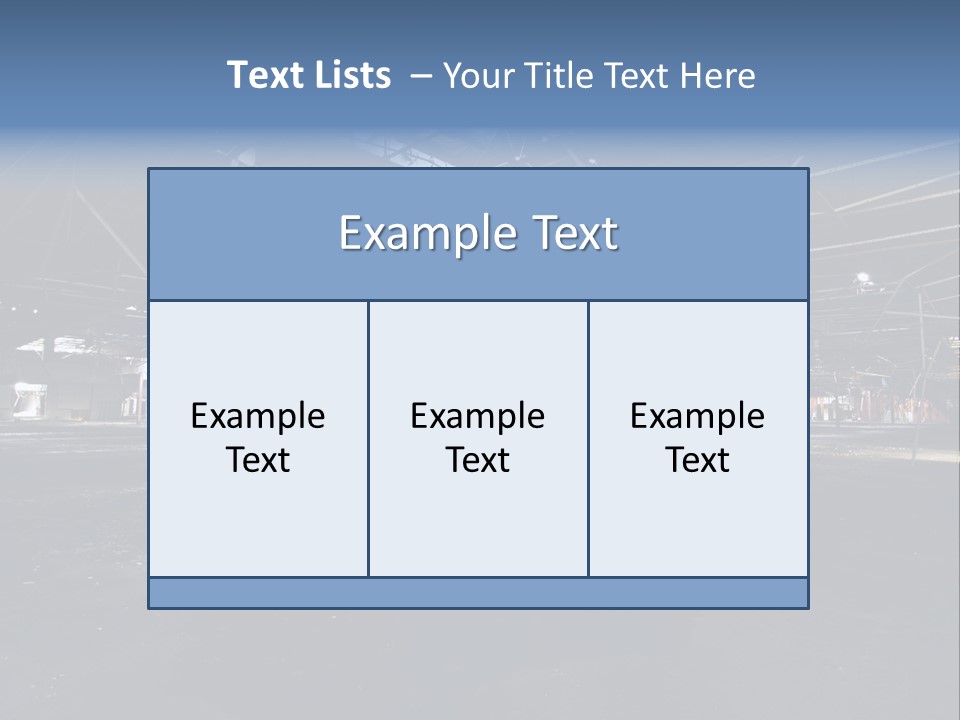 Abandoned Department Store PowerPoint Template