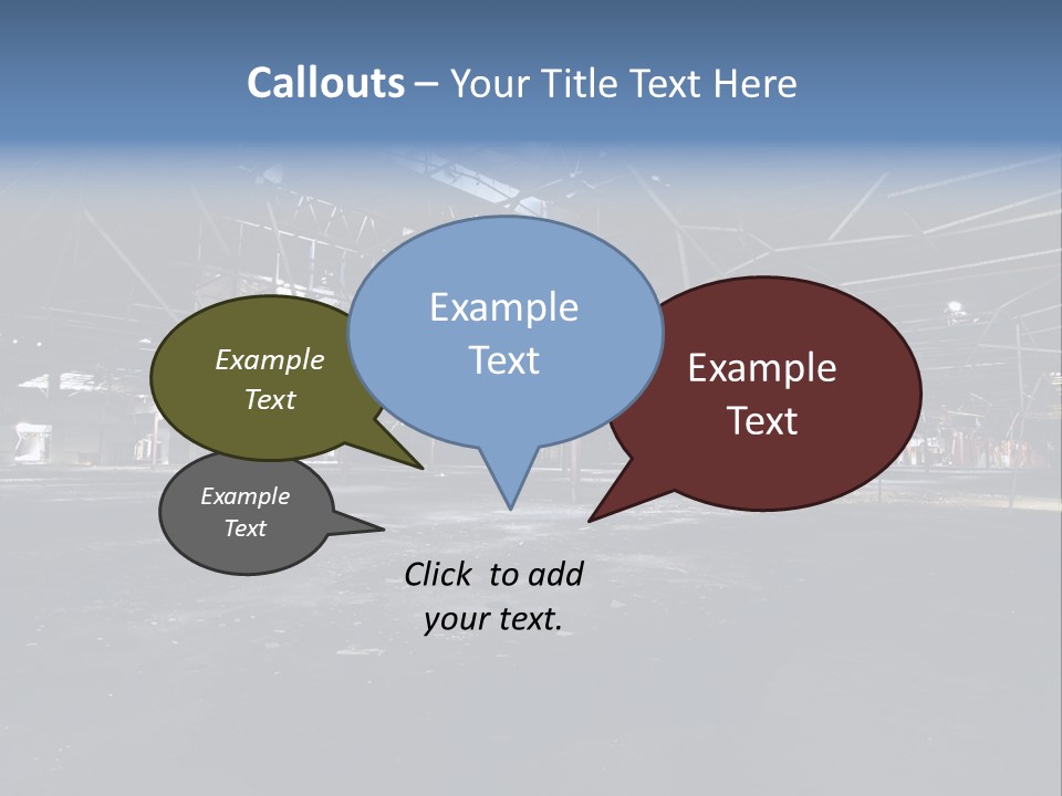 Abandoned Department Store PowerPoint Template