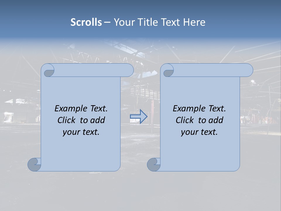 Abandoned Department Store PowerPoint Template