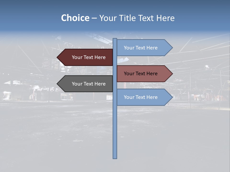 Abandoned Department Store PowerPoint Template