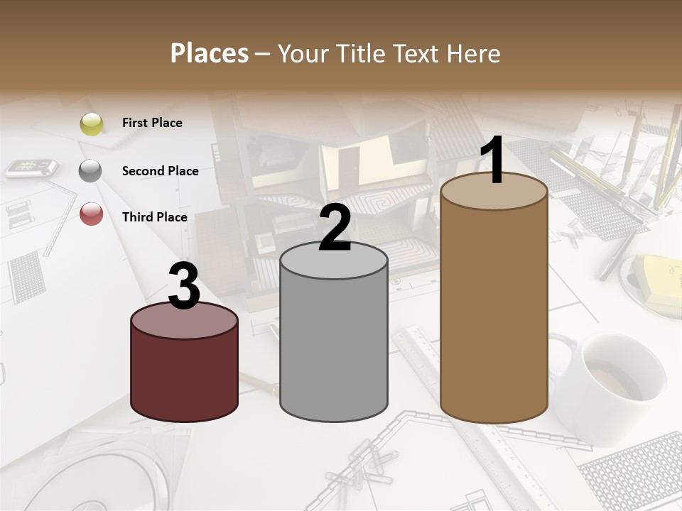 Architect Drawing PowerPoint Template
