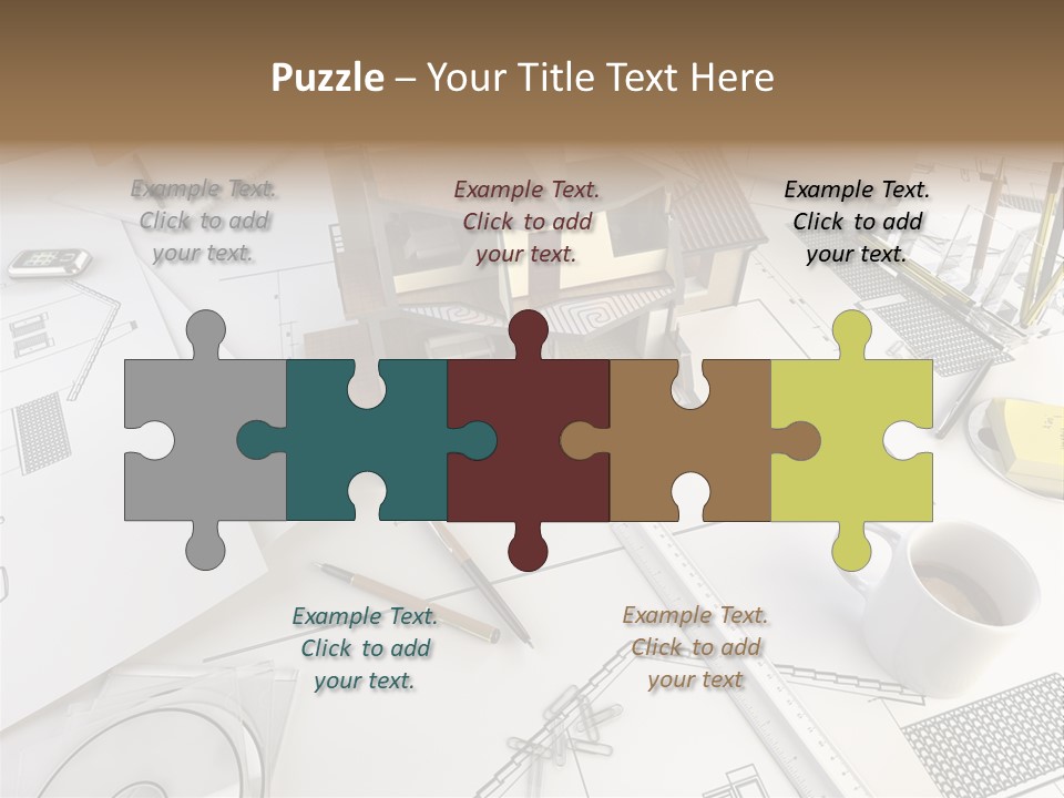 Architect Drawing PowerPoint Template