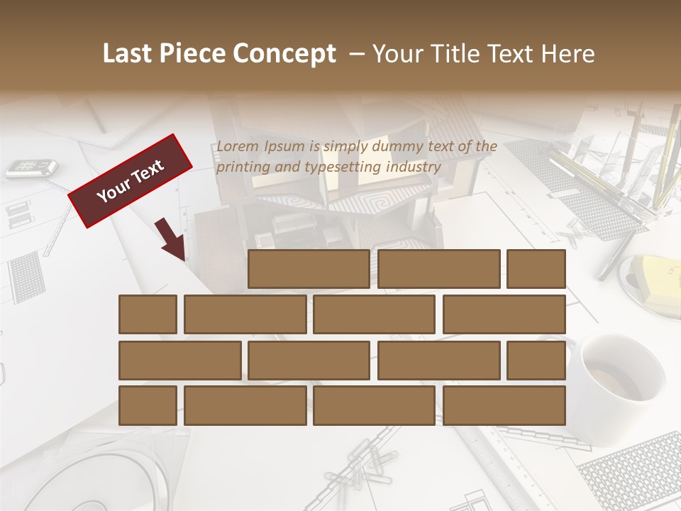 Architect Drawing PowerPoint Template