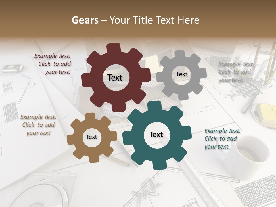 Architect Drawing PowerPoint Template