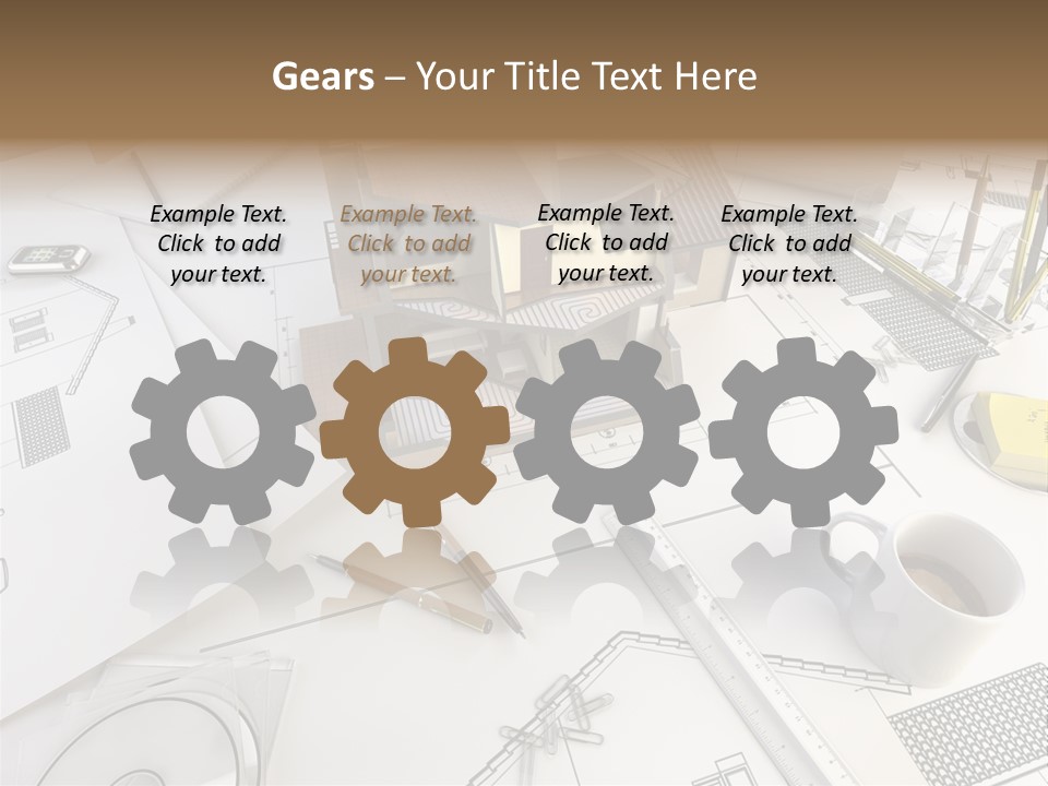 Architect Drawing PowerPoint Template