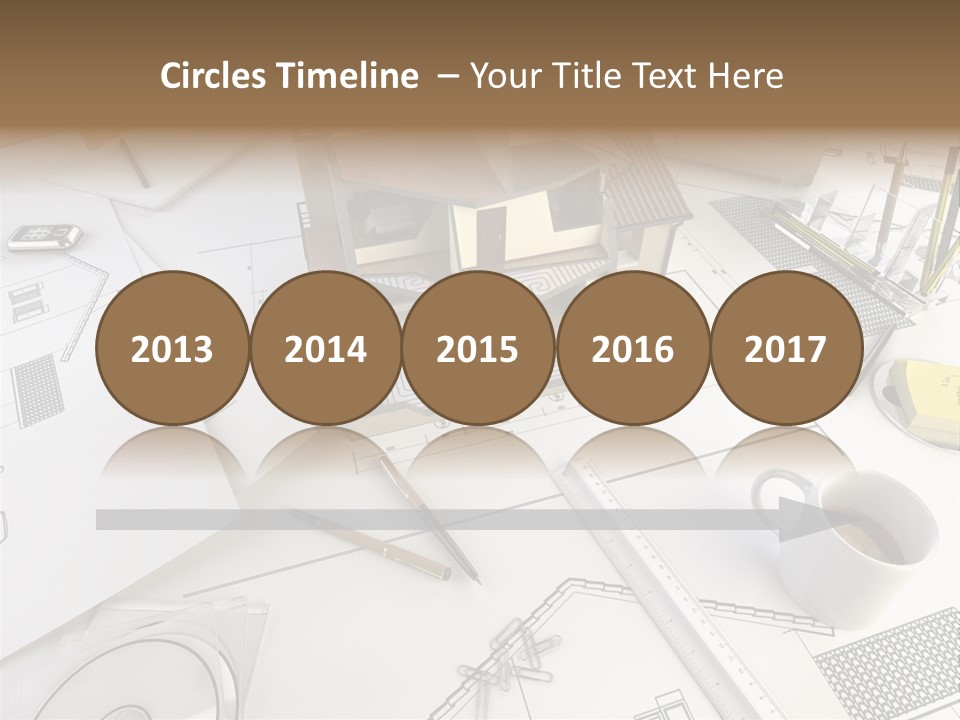 Architect Drawing PowerPoint Template