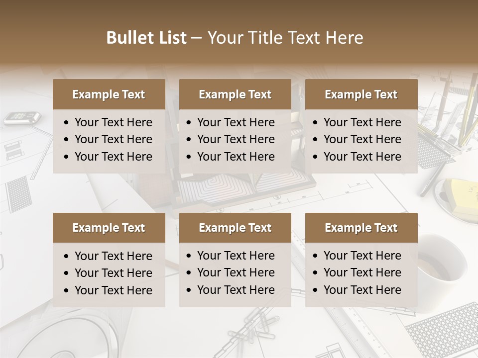 Architect Drawing PowerPoint Template