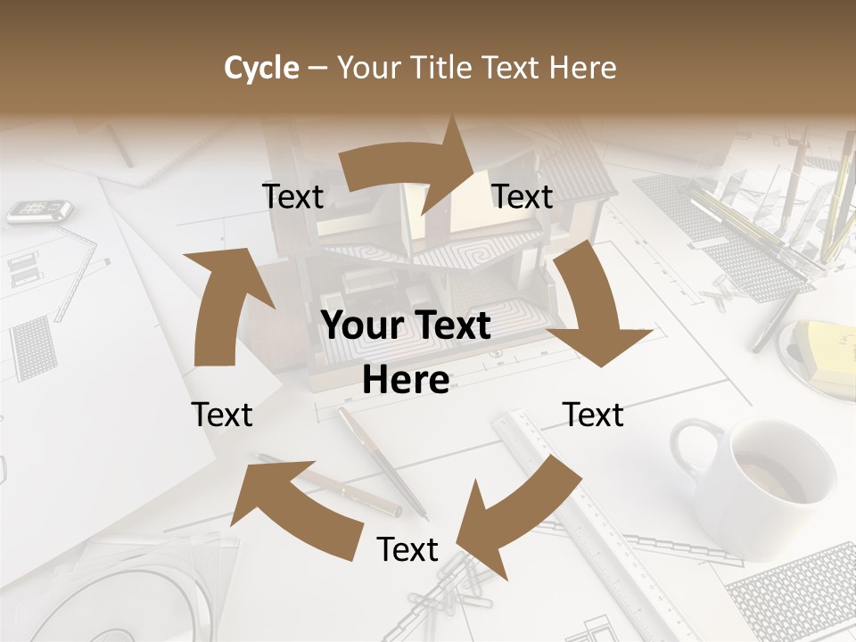 Architect Drawing PowerPoint Template