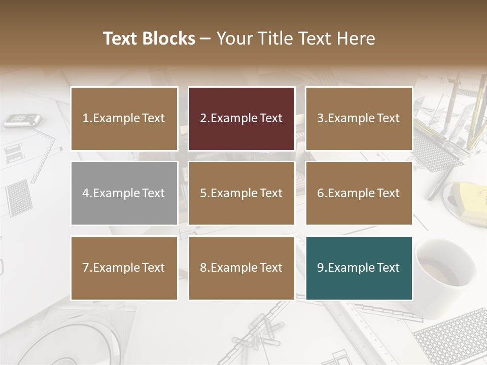 Architect Drawing PowerPoint Template