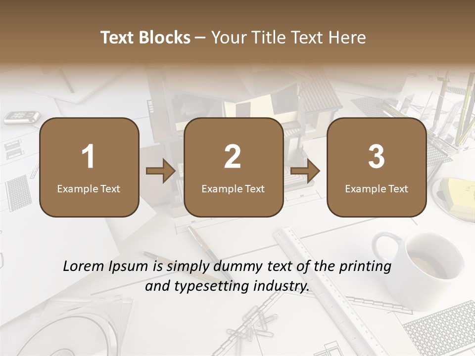 Architect Drawing PowerPoint Template