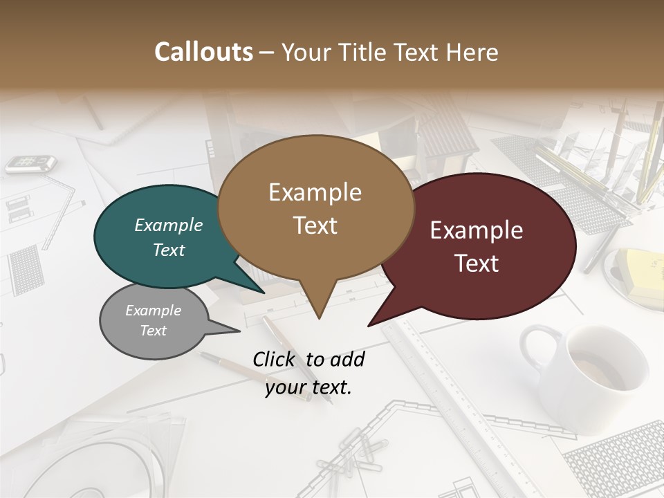 Architect Drawing PowerPoint Template