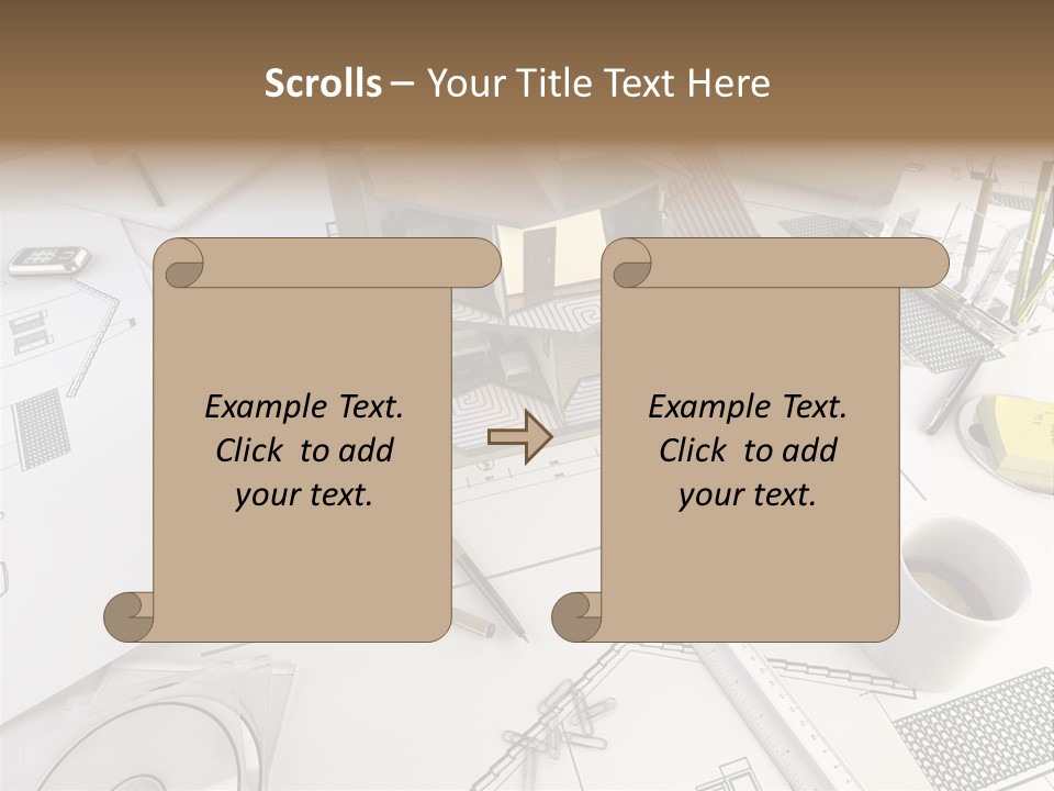 Architect Drawing PowerPoint Template