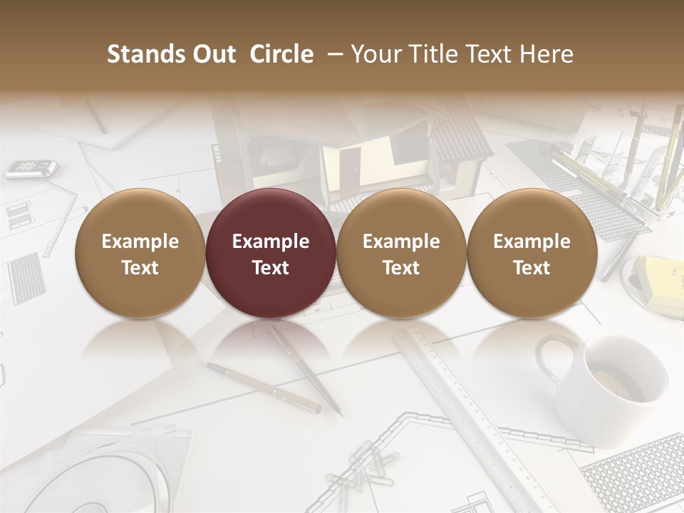 Architect Drawing PowerPoint Template