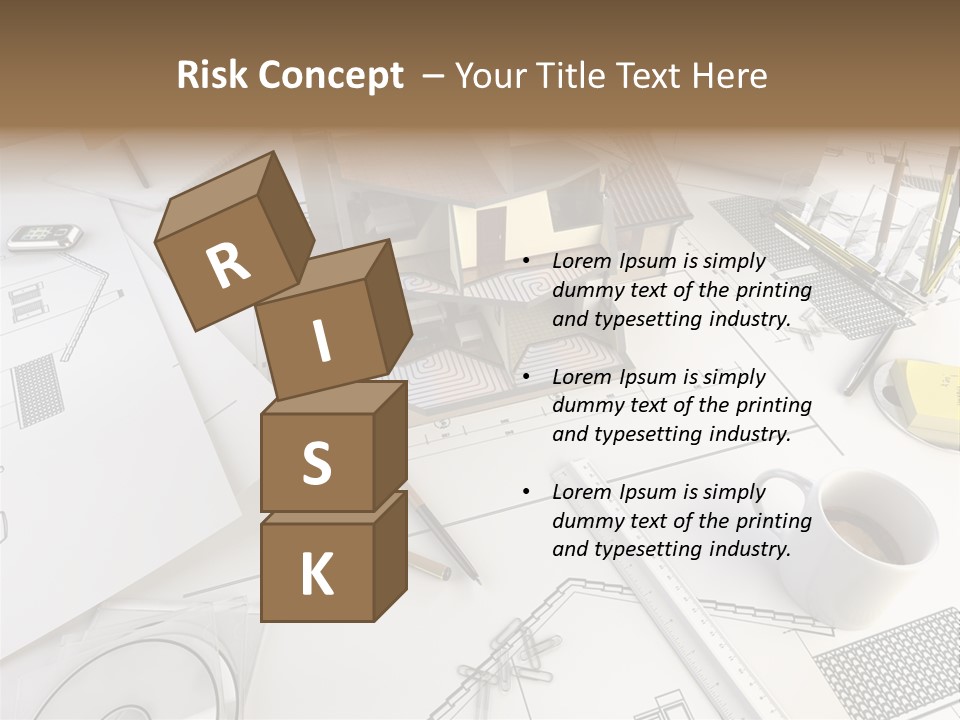 Architect Drawing PowerPoint Template
