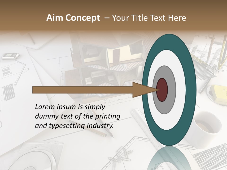 Architect Drawing PowerPoint Template