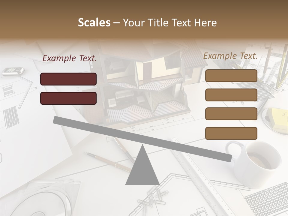 Architect Drawing PowerPoint Template
