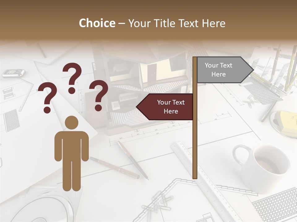 Architect Drawing PowerPoint Template