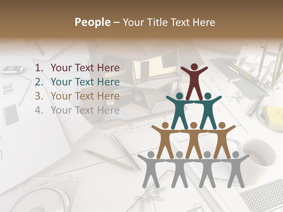 Architect Drawing PowerPoint Template