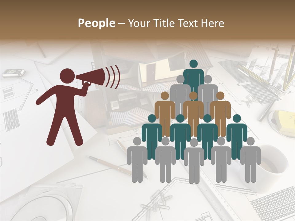 Architect Drawing PowerPoint Template