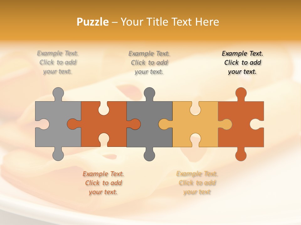 Cheese On A Plate PowerPoint Template