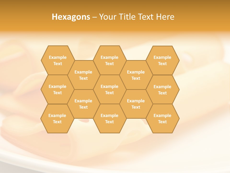 Cheese On A Plate PowerPoint Template