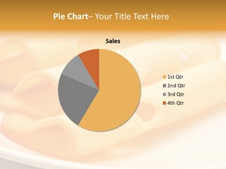 Cheese On A Plate PowerPoint Template