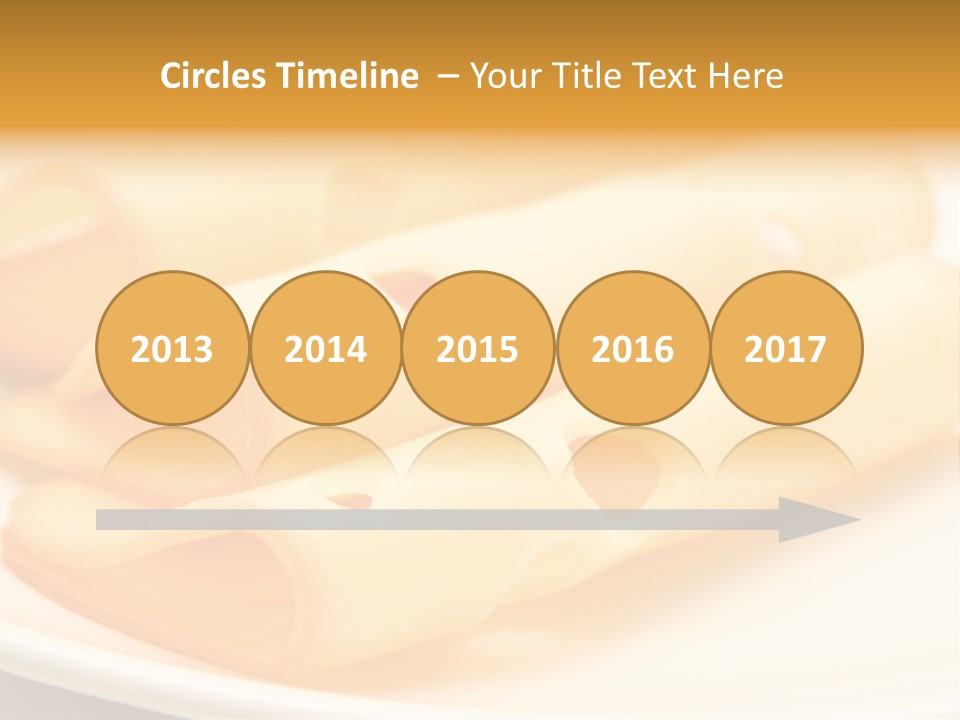 Cheese On A Plate PowerPoint Template