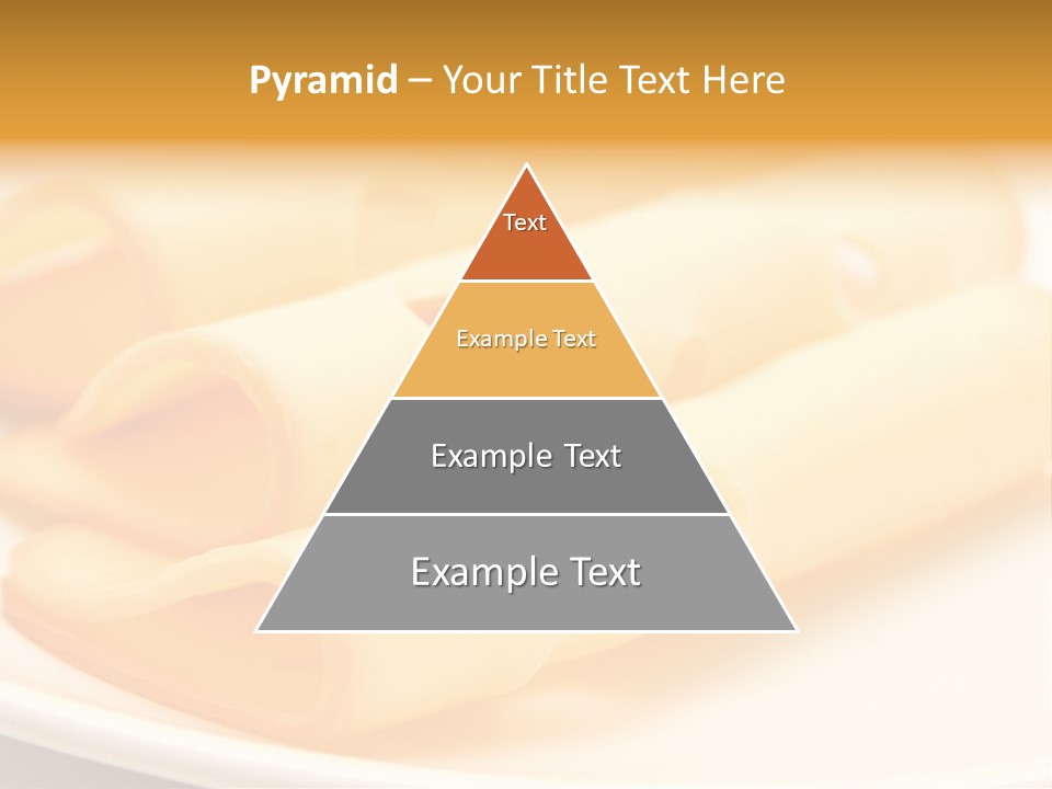 Cheese On A Plate PowerPoint Template
