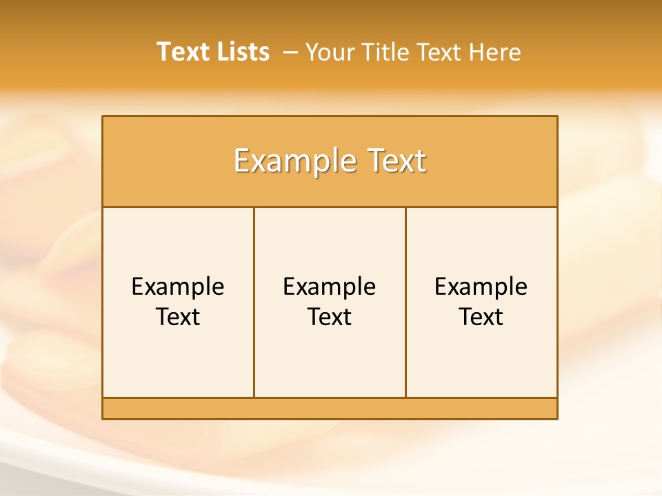 Cheese On A Plate PowerPoint Template