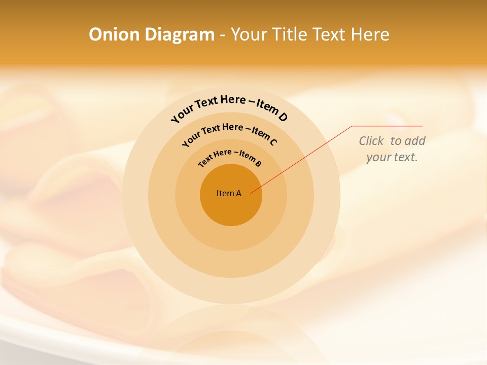 Cheese On A Plate PowerPoint Template