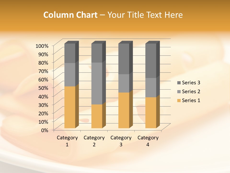 Cheese On A Plate PowerPoint Template
