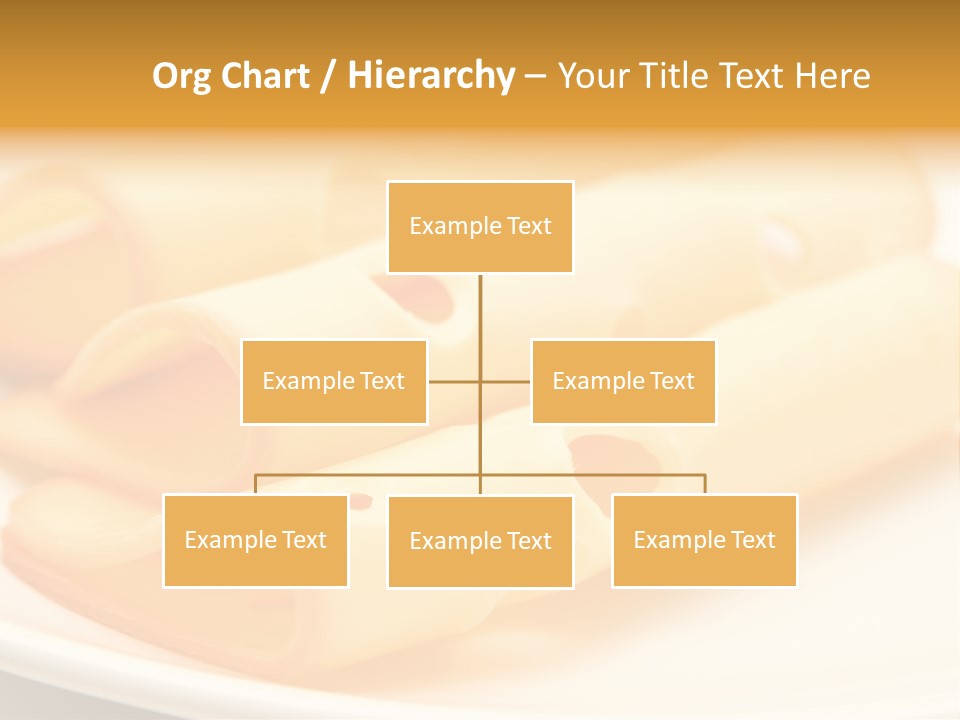 Cheese On A Plate PowerPoint Template