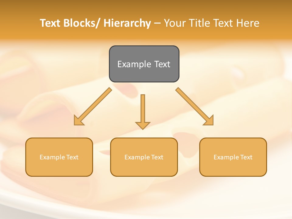 Cheese On A Plate PowerPoint Template