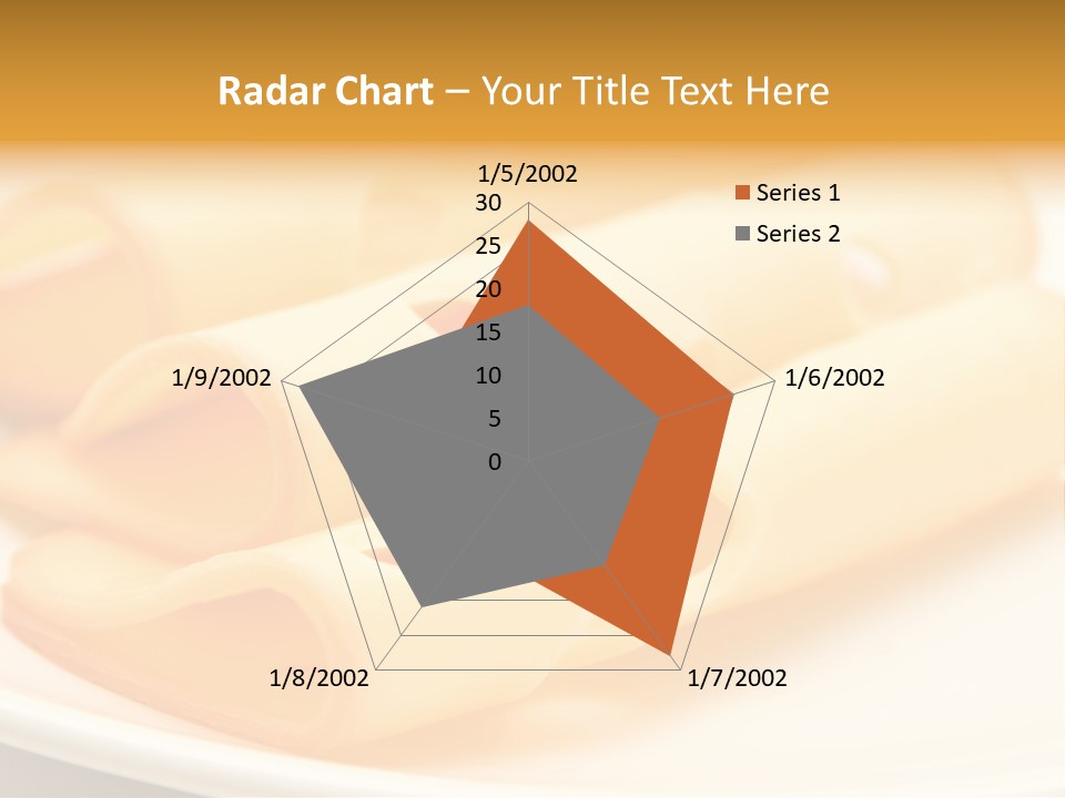 Cheese On A Plate PowerPoint Template