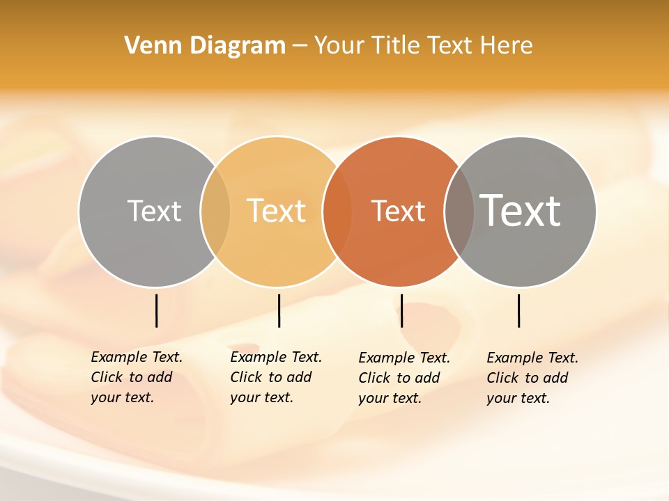 Cheese On A Plate PowerPoint Template