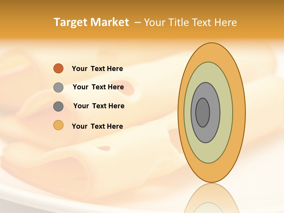 Cheese On A Plate PowerPoint Template