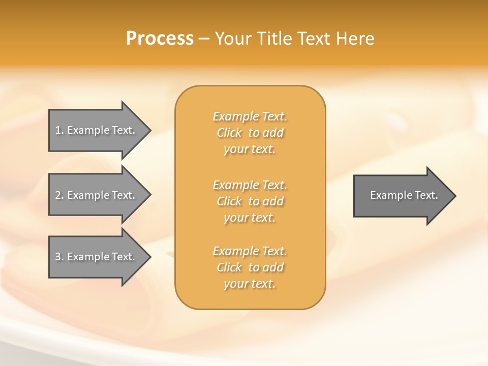 Cheese On A Plate PowerPoint Template