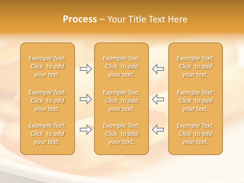 Cheese On A Plate PowerPoint Template
