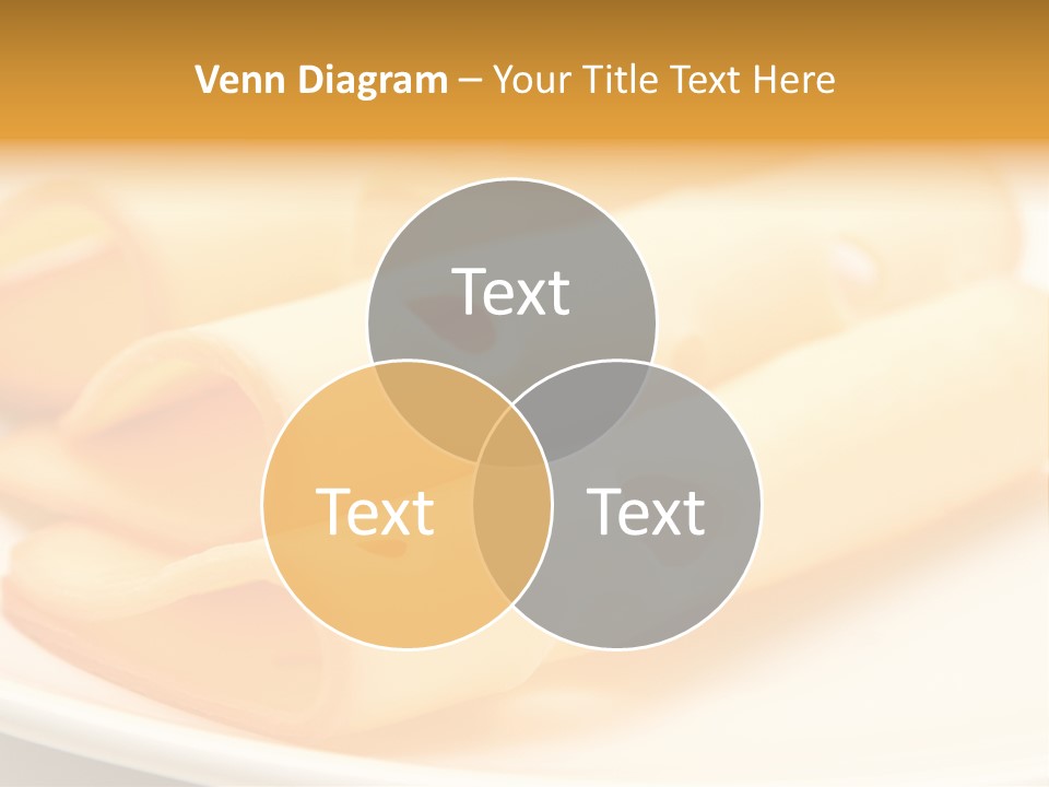 Cheese On A Plate PowerPoint Template