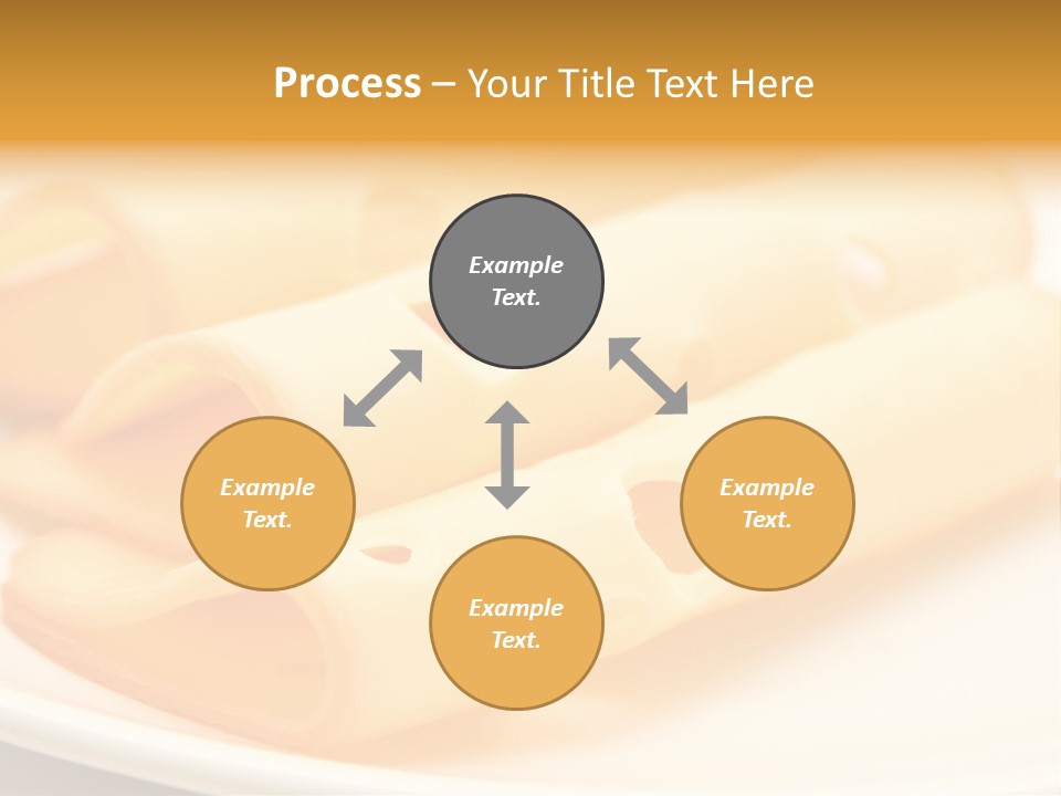 Cheese On A Plate PowerPoint Template