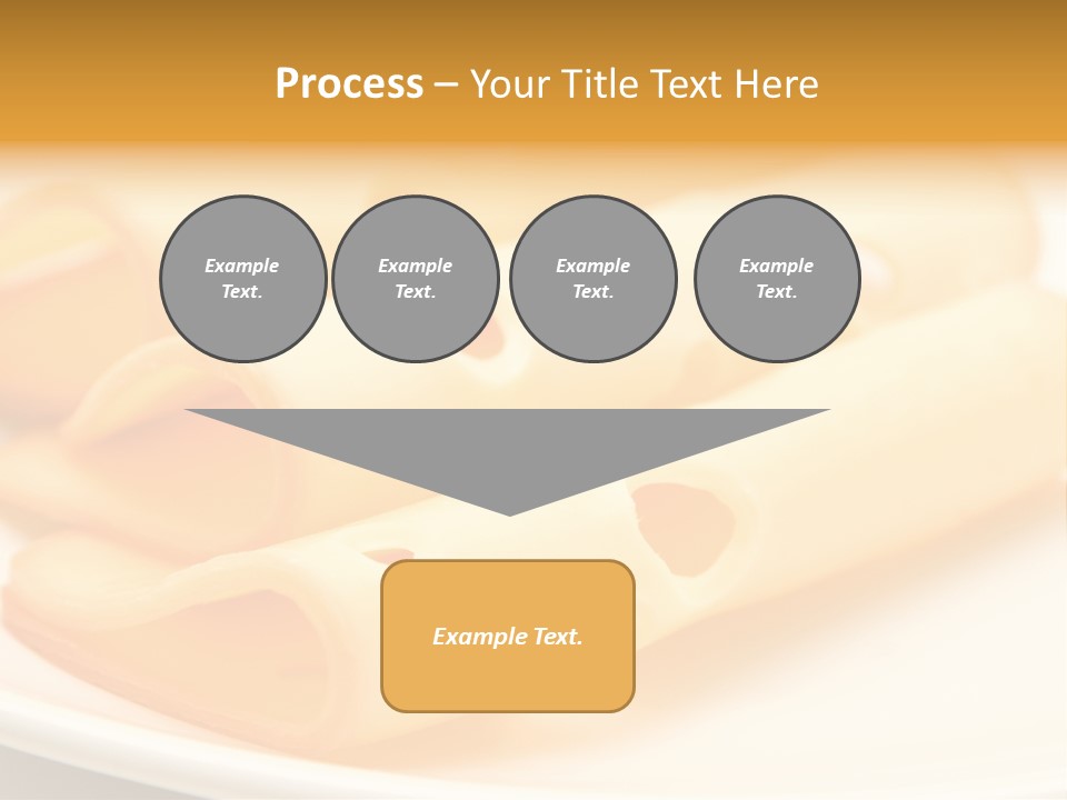 Cheese On A Plate PowerPoint Template