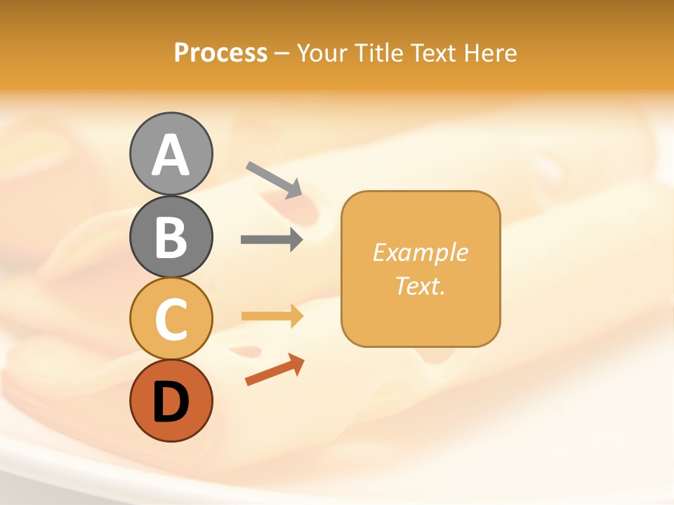 Cheese On A Plate PowerPoint Template