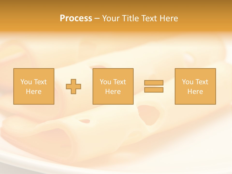 Cheese On A Plate PowerPoint Template