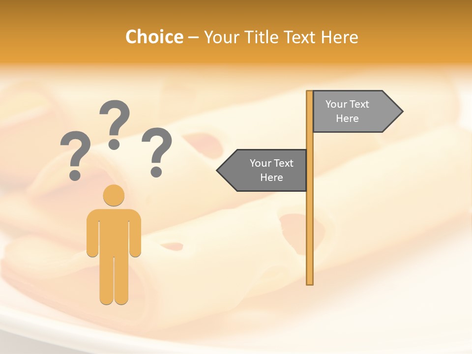 Cheese On A Plate PowerPoint Template