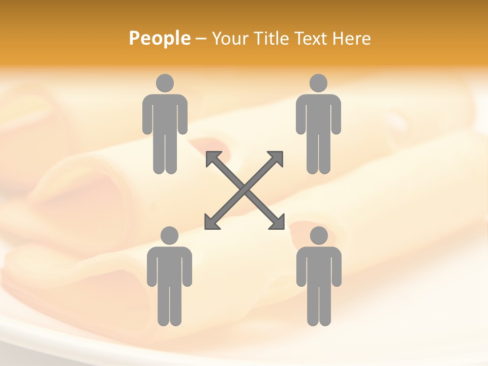 Cheese On A Plate PowerPoint Template