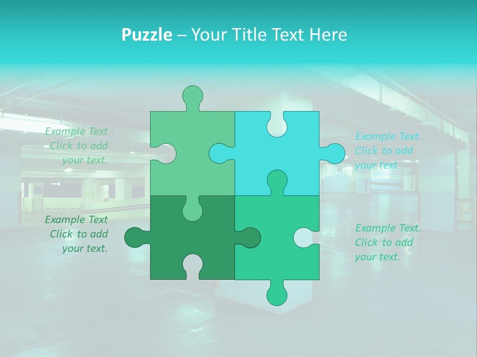 Modern Parking Garage PowerPoint Template